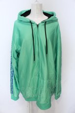 画像1: NieR CLOTHING / 防寒裏起毛パーカー  グリーン O-25-06-16-021-PU-TO-IG-ZT283 (1)