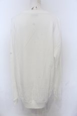 画像2: NieR CLOTHING / 天使ミケトレーナー 2XL ホワイト O-25-06-16-022-PU-TO-IG-ZT284 (2)