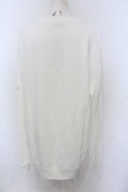画像2: NieR Clothing / 天使ミケトレーナー 2XL ホワイト O-25-06-16-022-PU-TO-IG-OS