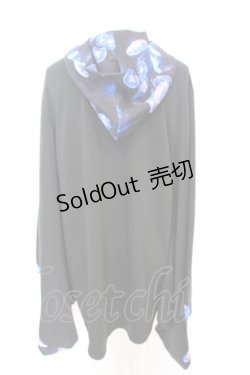 画像3: NieR Clothing / 冬用×内側さらふわ着物風袖ブロッキングシャツ【海月】  ブラック O-25-06-16-025-PU-TO-IG-ZT284