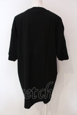 画像2: NieR Clothing / CHINA風DESIGN CUTSEW【RED×BLACK】 カットソー  ブラック O-25-06-16-030-PU-TO-IG-OS
