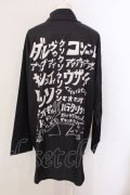 NieR Clothing / BACK DESIGN LONG Y-SHIRT【激ツラ】 シャツ  ブラック O-25-06-16-031-PU-BL-IG-OS