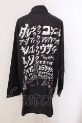 NieR Clothing / BACK DESIGN LONG Y-SHIRT【激ツラ】 シャツ  ブラック O-25-06-16-031-PU-BL-IG-ZT219