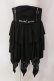画像1: NieR Clothing / ハイウエスト コルセット風ASYMMETRY SKIRT スカート  ブラック O-25-06-16-033-PU-SK-IG-OS (1)