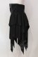 画像2: NieR Clothing / ハイウエスト コルセット風ASYMMETRY SKIRT スカート  ブラック O-25-06-16-033-PU-SK-IG-OS (2)