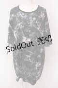 NieR Clothing / 鳥居×九尾 BIG カットソー  ブラック O-25-06-16-035-PU-TO-IG-ZT220