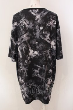 画像2: NieR Clothing / 鳥居×九尾 BIG カットソー  ブラック O-25-06-16-035-PU-TO-IG-OS
