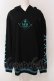 画像1: NieR Clothing / シエルオフショル猫耳パーカー  ブラック O-25-06-16-036-PU-TO-IG-OS (1)