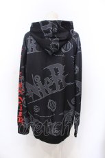 画像2: NieR CLOTHING / PULLOVER PARKA【RED FACE】  ブラック×レッド O-25-06-16-004-PU-TO-IG-ZT116 (2)