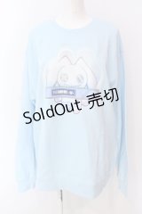 NieR Clothing / Nierちゃんスウェット  サックス O-25-06-16-037-PU-TO-IG-ZT010