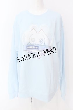 画像1: NieR Clothing / Nierちゃんスウェット  サックス O-25-06-16-037-PU-TO-IG-ZT010