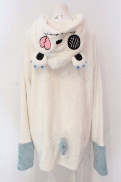 画像2: NieR Clothing / しろくまふわもこパーカー  ホワイト O-25-06-16-040-PU-TO-IG-OS