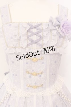 画像2: metamorphose / Majestic princessリボンジャンパースカート  ラベンダー O-25-06-17-009-ME-OP-IG-OS
