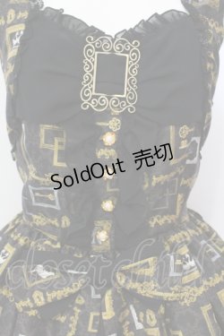 画像2: metamorphose / Classic frameバッスルジャンパースカート  クロ O-25-06-17-015-ME-OP-IG-OS