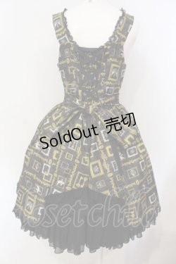 画像4: metamorphose / Classic frameバッスルジャンパースカート  クロ O-25-06-17-015-ME-OP-IG-OS