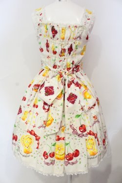 画像5: metamorphose / Juicy basketあみあげジャンパースカート  アイボリー O-25-06-17-016-ME-OP-IG-OS