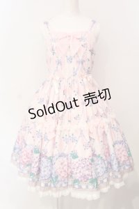 Angelic Pretty / Sweet Lacyバスケットジャンパースカート  ピンク O-25-06-17-017-AP-OP-IG-OS