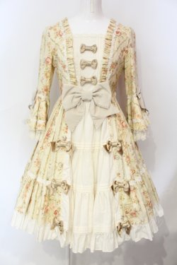 画像1: Angelic Pretty / Rosy Rose Princessワンピース . 生成り O-25-06-17-021-AP-OP-IG-OS