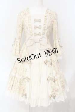 画像1: Angelic Pretty / Rosy Rose Princessワンピース . 生成り O-25-06-17-021-AP-OP-IG-OS