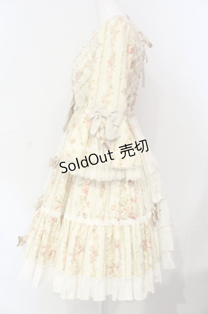 画像4: Angelic Pretty / Rosy Rose Princessワンピース . 生成り O-25-06-17-021-AP-OP-IG-OS (4)