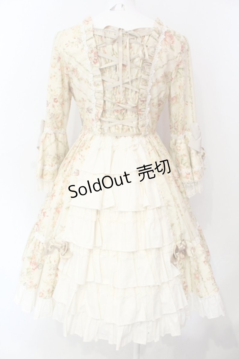画像6: Angelic Pretty / Rosy Rose Princessワンピース . 生成り O-25-06-17-021-AP-OP-IG-OS (6)