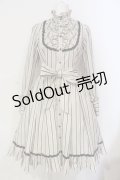 Victorian maiden / レジメンタルストライプドレス  シナモン O-25-06-17-022-CL-OP-IG-OS