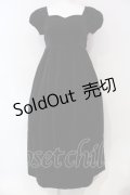 Victorian maiden / 別珍ロングワンピース  クロ O-25-06-19-001-CL-OP-IG-ZT251