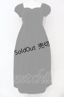 画像1: Victorian maiden / 別珍ロングワンピース  クロ O-25-06-19-001-CL-OP-IG-ZT251