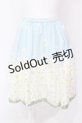 MILK / Daisy fieldスカート  サックスガーデン O-25-06-19-031-ML-SK-OW-OS