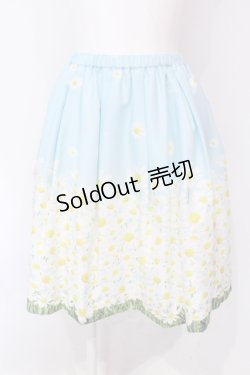 画像1: MILK / Daisy fieldスカート  サックスガーデン O-25-06-19-031-ML-SK-OW-OS