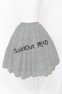画像3: metamorphose / フリルシャーリングスカート (Dim Light）  グリーン O-25-06-19-003-ME-SK-OW-OS