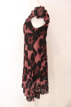 画像2: HYSTERIC GLAMOUR / DESIGNED TO KILL 総柄ワンピース  ブラック×ピンク O-25-06-19-033-PU-OP-OW-OS