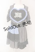 Jamieエーエヌケー / パッチワークハートワンピース  ブラック O-25-06-19-034-LO-OP-OW-OS