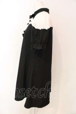 画像3: Ank Rouge / レース切り替えカットワンピース M クロ×シロ O-25-06-19-035-CA-OP-OW-OS