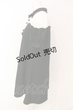 画像3: Ank Rouge / レース切り替えカットワンピース M クロ×シロ O-25-06-19-035-CA-OP-OW-OS