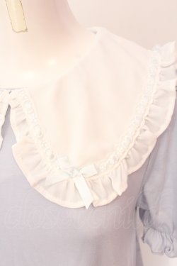 画像2: Ank Rouge / はしごレースリボンカットワンピース M サックス O-25-06-19-037-CA-OP-OW-OS