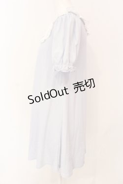 画像3: Ank Rouge / はしごレースリボンカットワンピース M サックス O-25-06-19-037-CA-OP-OW-OS