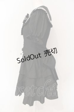 画像3: Jamieエーエヌケー / はしごレースお姫様ブラウス M クロ O-25-06-19-038-LO-BL-OW-OS