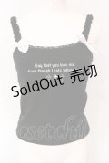 Hauls / お風呂ギライれーすキャミ  クロ O-25-06-19-040-PU-TO-OW-OS