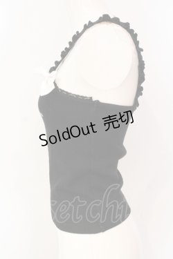 画像2: Hauls / お風呂ギライれーすキャミ  クロ O-25-06-19-040-PU-TO-OW-OS