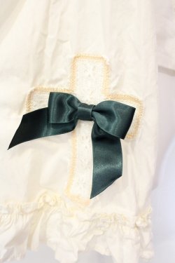 画像4: BABY,THE STARS SHINE BRIGHT / Sweet Heart Cross ブラウス  キナリ×グリーン O-25-06-19-042-BA-BL-OW-OS