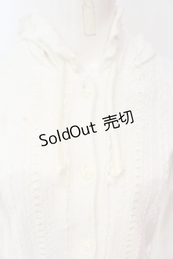 画像2: CHOCOCHIP COOKIE / はわせレースパーカー  シロ O-25-06-19-046-LO-TO-OW-OS