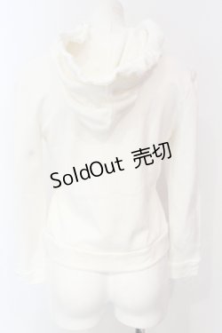 画像4: CHOCOCHIP COOKIE / はわせレースパーカー  シロ O-25-06-19-046-LO-TO-OW-OS