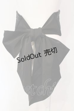 画像3: Qutie Frash / プレミアムセット2024-朧月-　リボンコルセット  ブラック O-25-06-19-047-QU-ZA-OW-OS