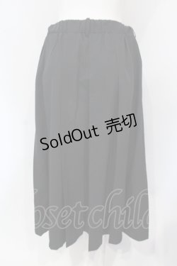 画像3: KMK / ダブルジップ切替パープルレイヤードプリーツスカート  ブラック×パープル O-25-06-19-048-PU-SK-OW-OS
