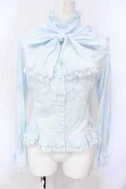 画像1: Angelic Pretty / ジュエリーボウタイブラウス  サックス O-25-06-19-052-AP-BL-IG-OS
