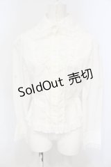 Innocent World / 丸衿プレーンブラウス  シロ O-25-06-19-065-IW-BL-IG-OS