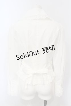 画像4: Innocent World / 丸衿プレーンブラウス  シロ O-25-06-19-065-IW-BL-IG-OS