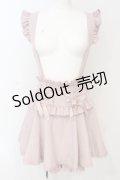 LIZ LISA / レースアップサスペンダー付スカパン  ピンク O-25-06-19-068-LO-PA-OW-OS