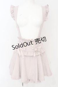 LIZ LISA / レースアップサスペンダー付スカパン  ピンク O-25-06-19-068-LO-PA-OW-OS